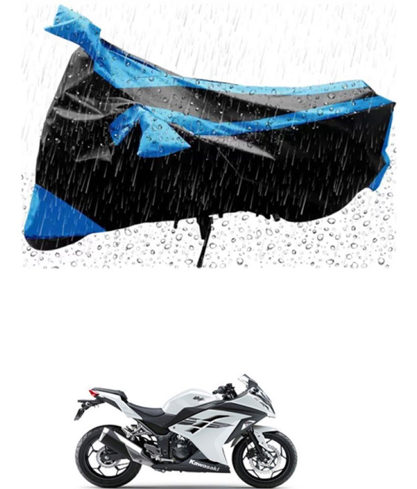     			RONISH Bike Body Cover for Kawasaki Ninja 300 ( Pack of 1 ) , Blue