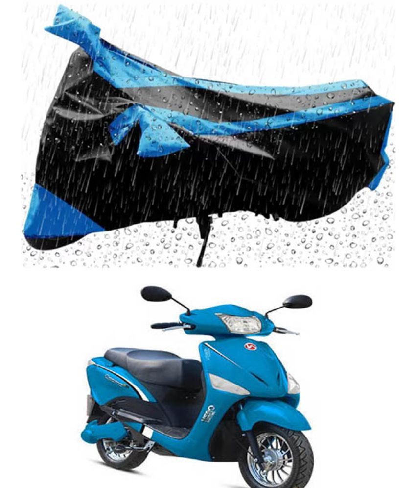     			RONISH Bike Body Cover for Hero Electric Optima ( Pack of 1 ) , Blue