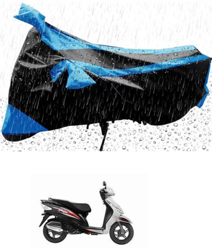     			RONISH Bike Body Cover for TVS Wego ( Pack of 1 ) , Blue