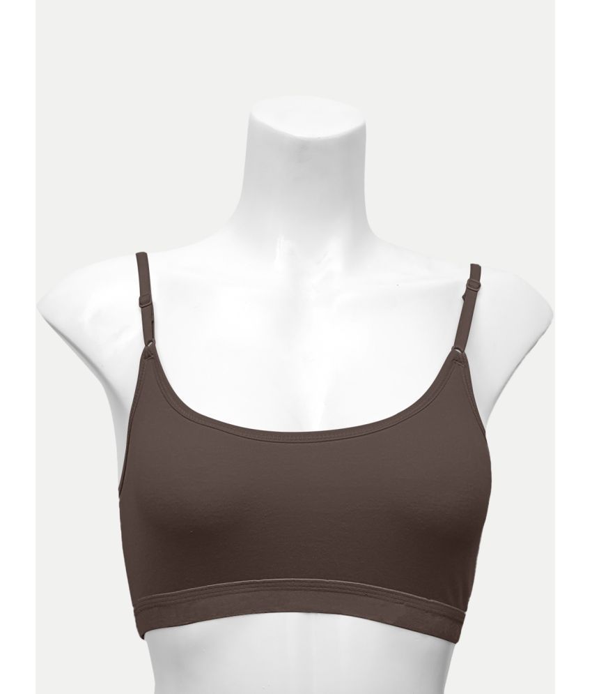     			Radprix Brown Cotton Lightly Padded Women's Everyday Bra ( Pack of 1 )