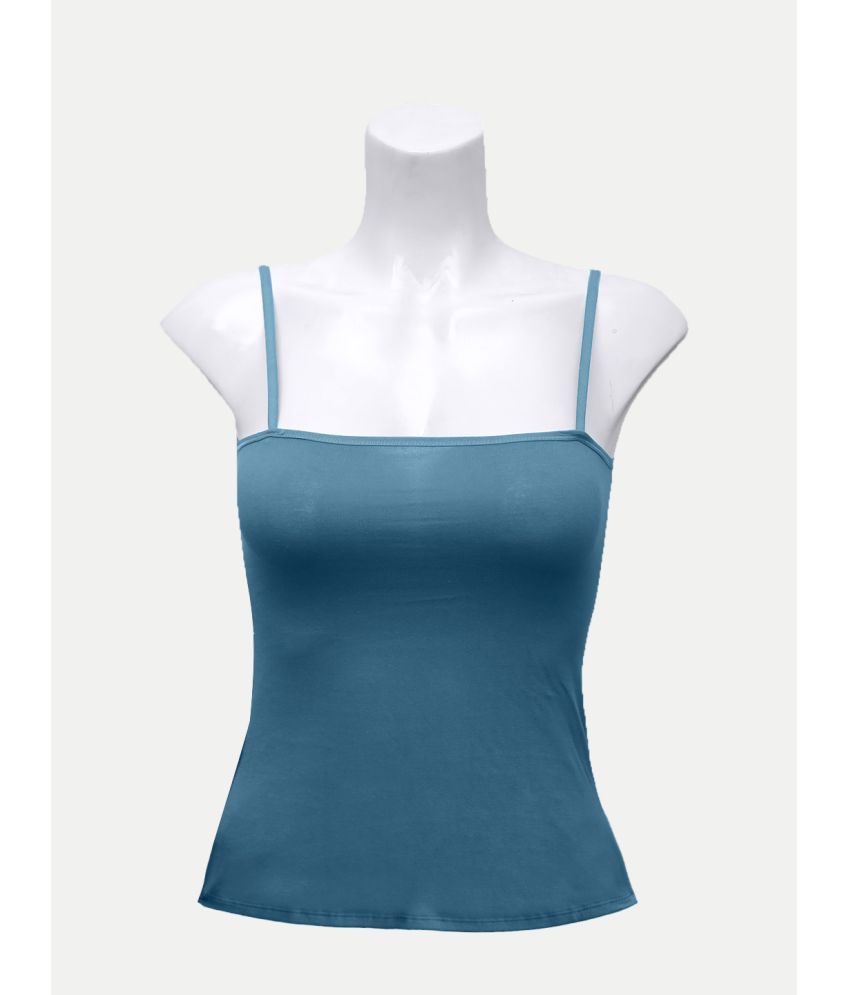     			Radprix Cotton Camisoles - Blue Single