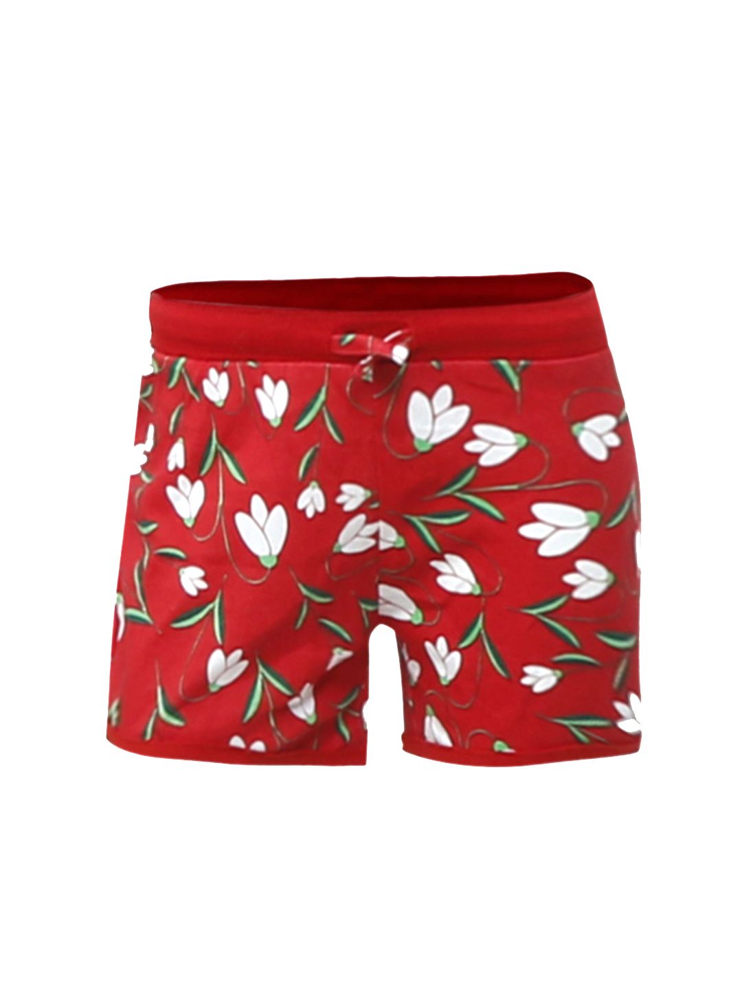     			Radprix - Red Cotton Girls Shorts ( Pack of 1 )