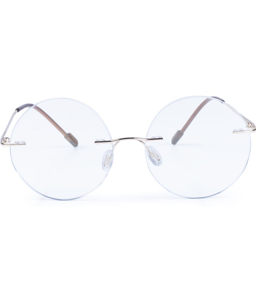     			Redex Round Rimless Reading Glasses