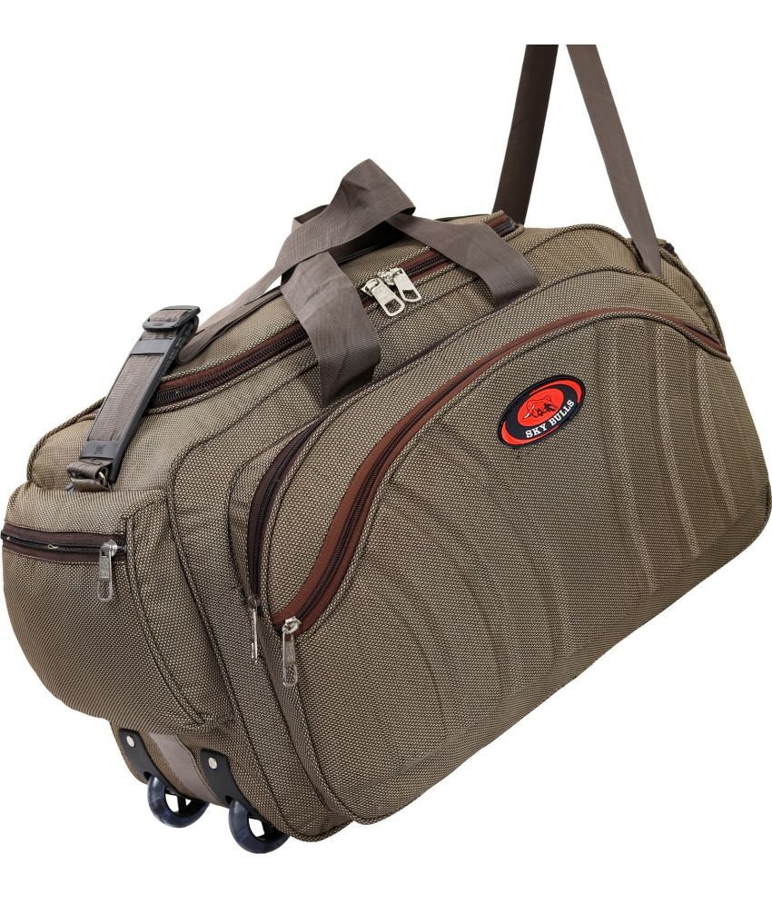     			Sky Bulls 40 Ltrs Brown Fabric Duffle Bag