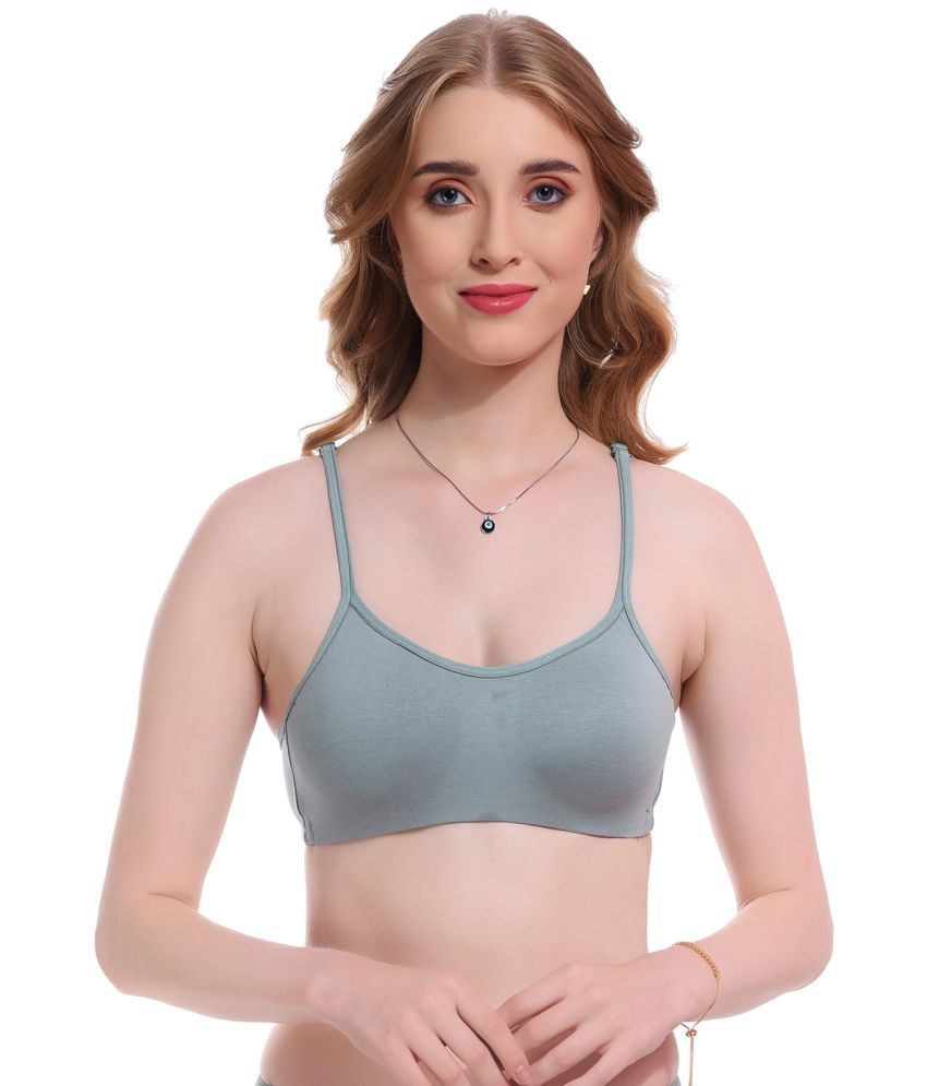     			Viral Girl Green Lycra Non Padded Women's T-Shirt Bra ( Pack of 1 )