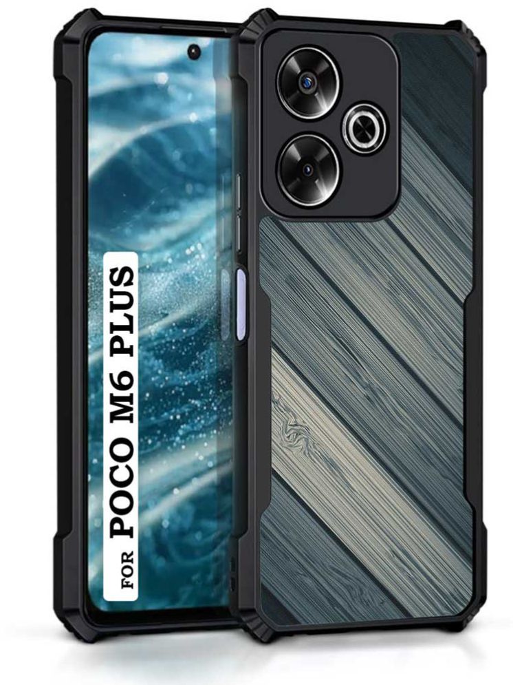     			COBERTA Multicolor Printed Back Cover Polycarbonate Compatible For Poco M6 Plus 5G ( Pack of 1 )