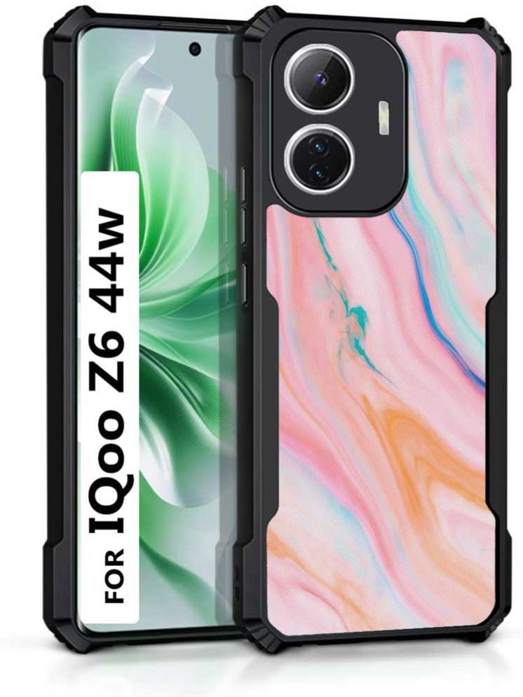     			COBERTA Multicolor Printed Back Cover Polycarbonate Compatible For iQoo Z6 44W ( Pack of 1 )