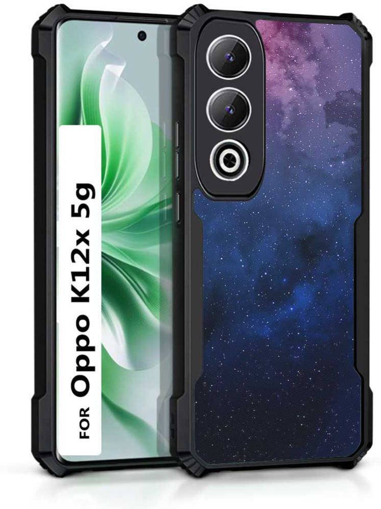     			COBERTA Multicolor Printed Back Cover Polycarbonate Compatible For Oppo K12X 5G ( Pack of 1 )