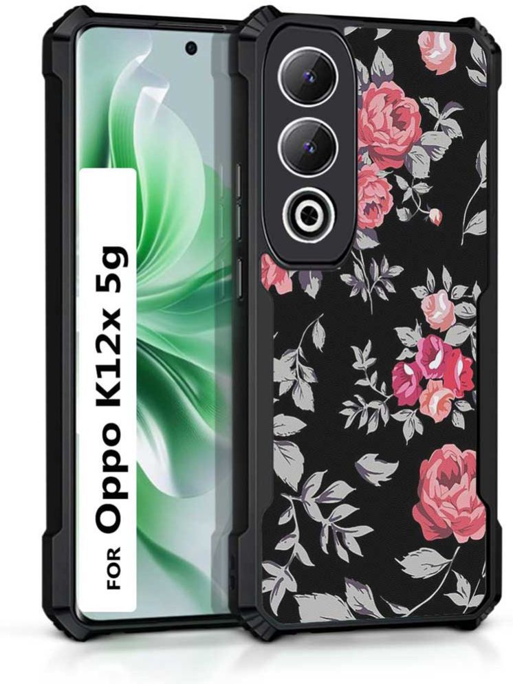     			COBERTA Multicolor Printed Back Cover Polycarbonate Compatible For Oppo K12X 5G ( Pack of 1 )