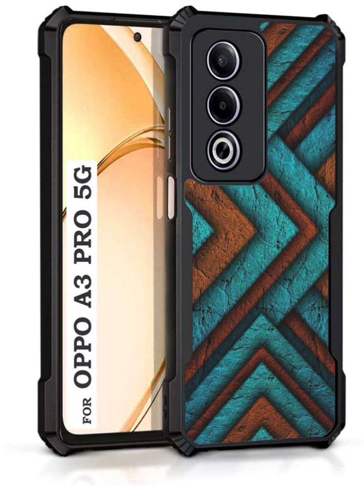     			COBERTA Multicolor Printed Back Cover Polycarbonate Compatible For OPPO A3 Pro 5G ( Pack of 1 )