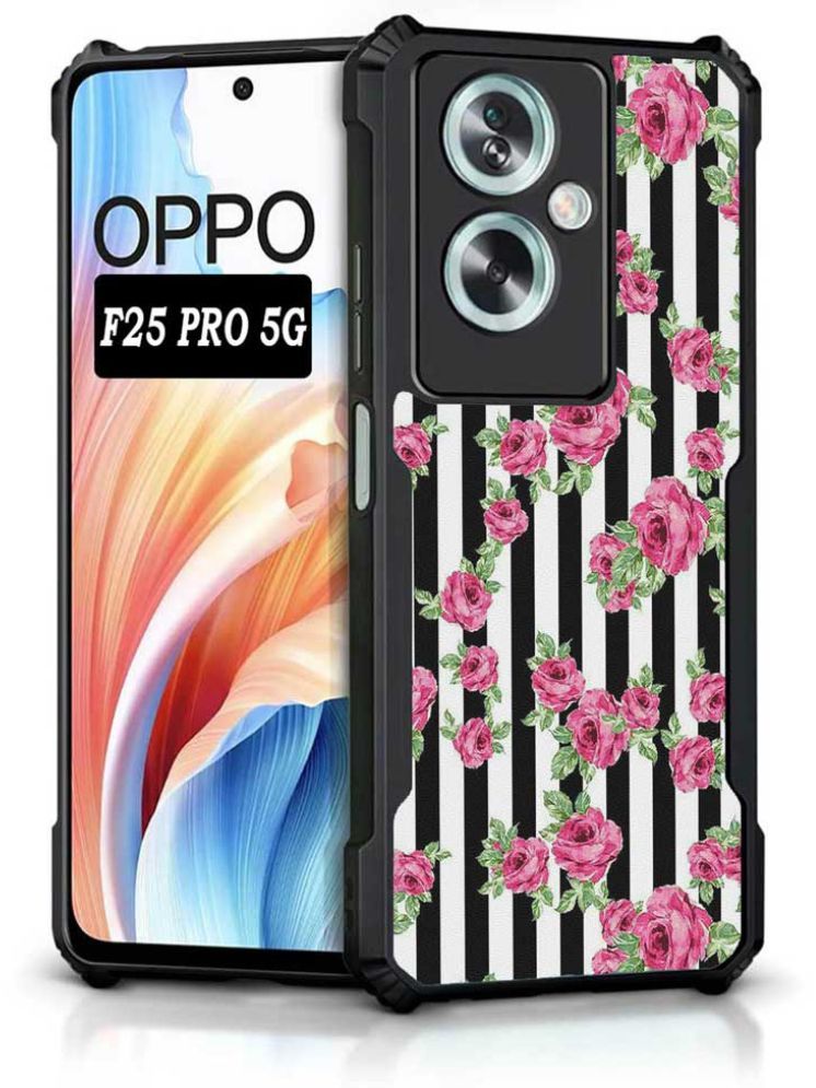     			COBERTA Multicolor Printed Back Cover Polycarbonate Compatible For Oppo F25 Pro 5G ( Pack of 1 )