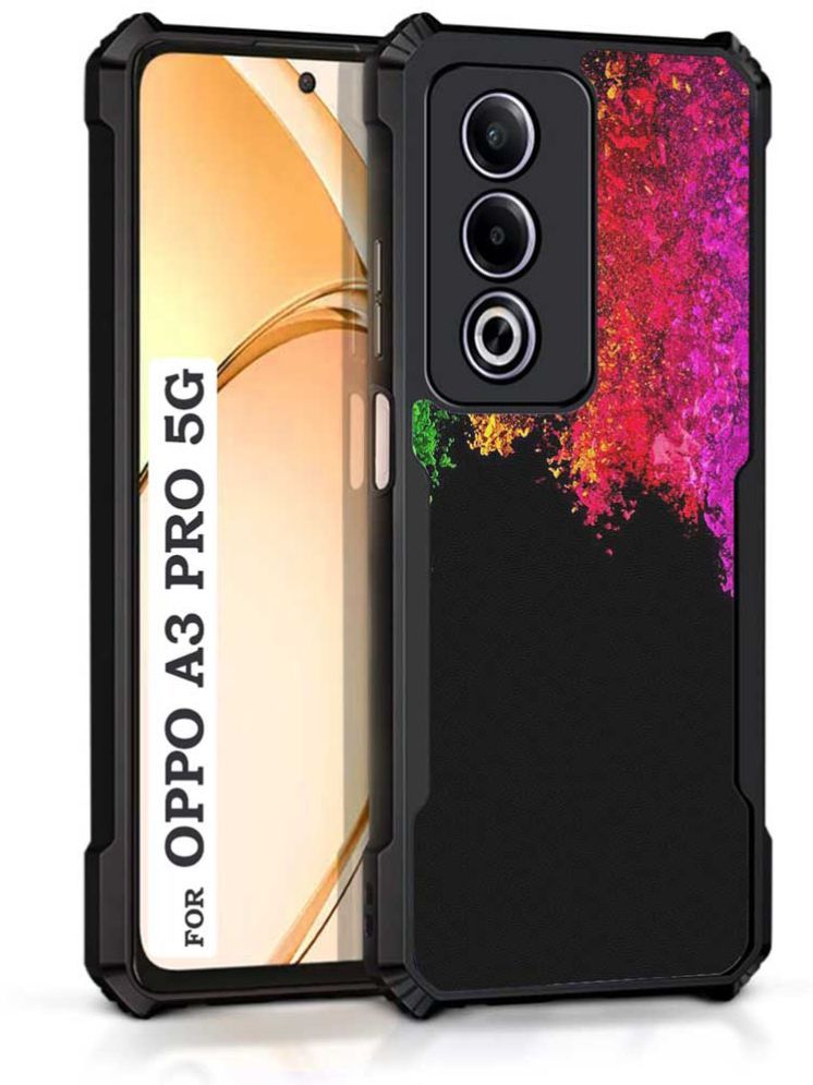     			COBERTA Multicolor Printed Back Cover Polycarbonate Compatible For OPPO A3 Pro 5G ( Pack of 1 )