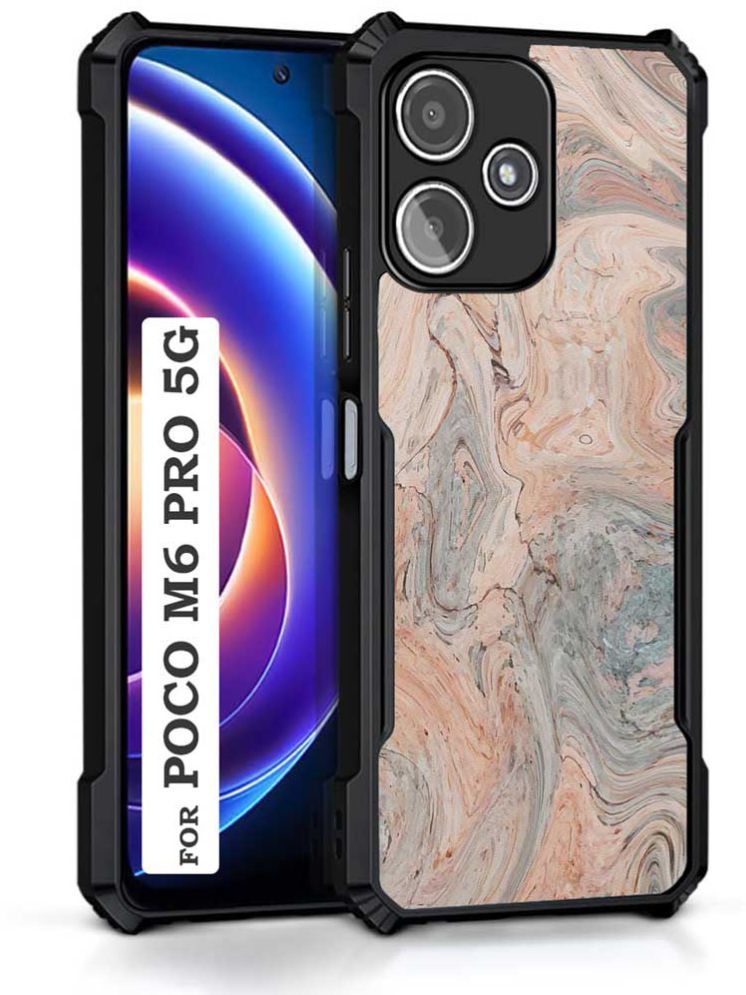     			COBERTA Multicolor Printed Back Cover Polycarbonate Compatible For Poco M6 Pro ( Pack of 1 )