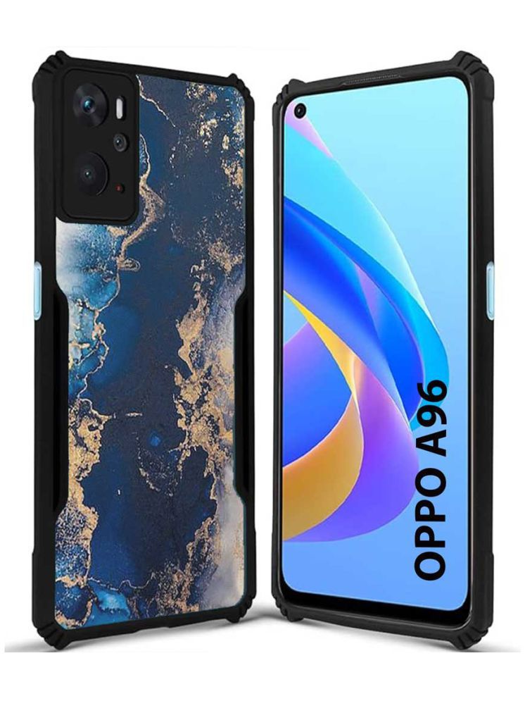     			COBERTA Multicolor Printed Back Cover Polycarbonate Compatible For Oppo A96 ( Pack of 1 )