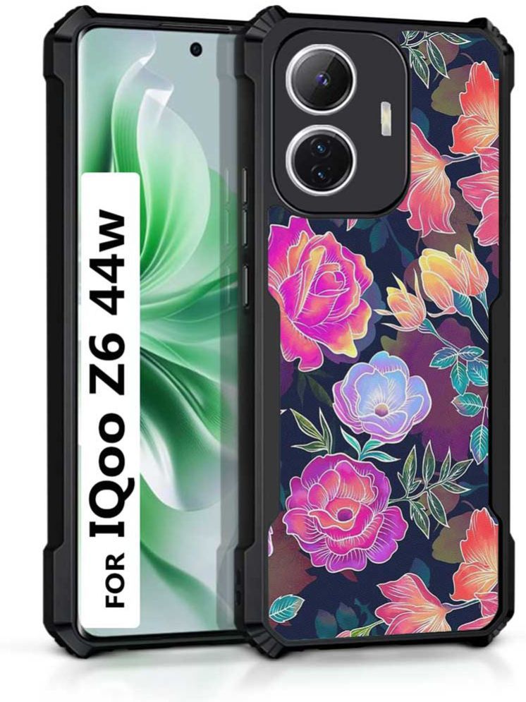     			COBERTA Multicolor Printed Back Cover Polycarbonate Compatible For iQoo Z6 44W ( Pack of 1 )