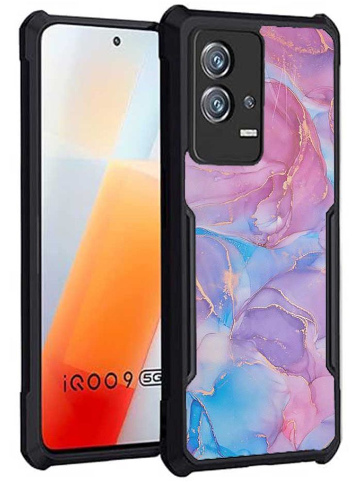     			COBERTA Multicolor Printed Back Cover Polycarbonate Compatible For Iqoo 9 5G ( Pack of 1 )