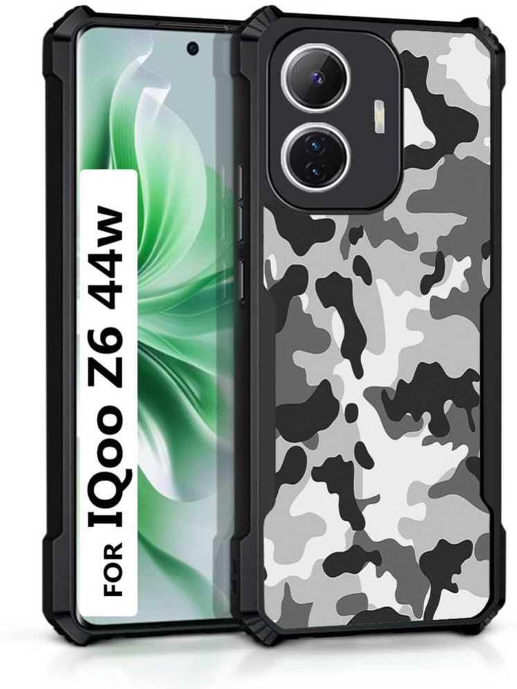     			COBERTA Multicolor Printed Back Cover Polycarbonate Compatible For iQoo Z6 44W ( Pack of 1 )