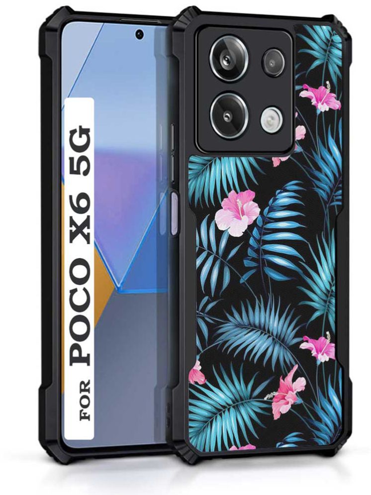     			COBERTA Multicolor Printed Back Cover Polycarbonate Compatible For Poco X6 5G ( Pack of 1 )