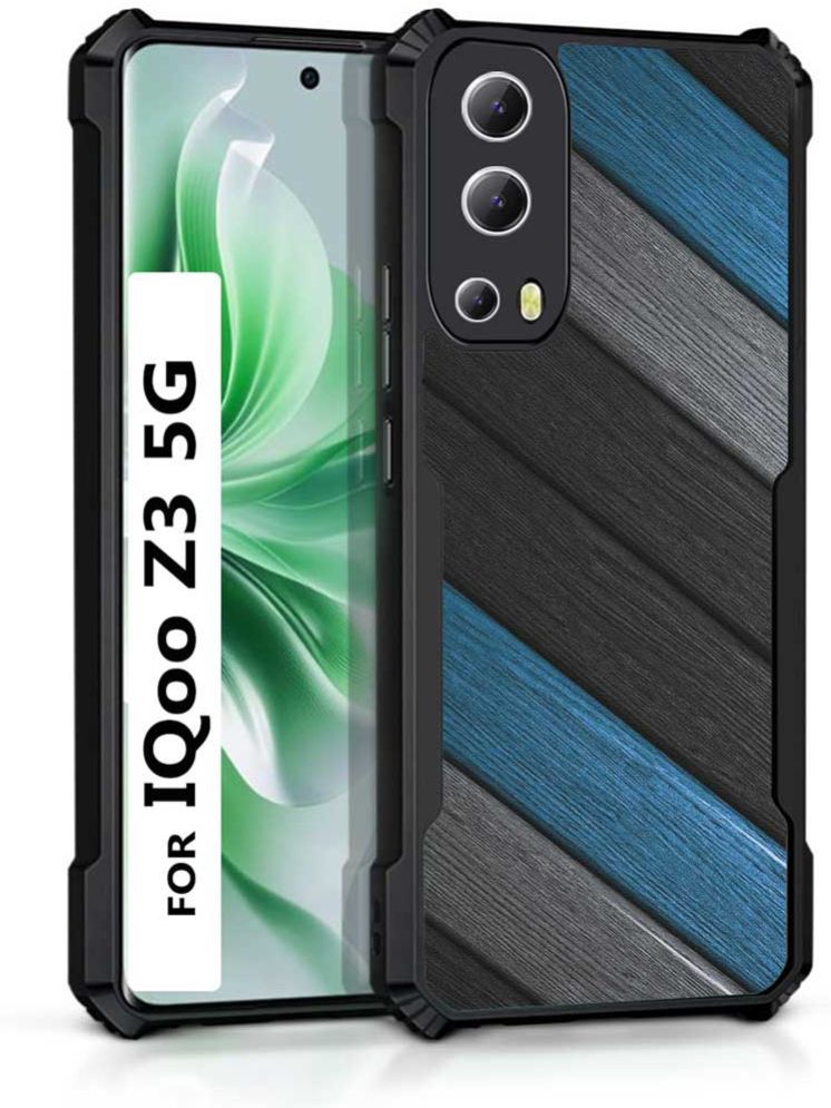     			COBERTA Multicolor Printed Back Cover Polycarbonate Compatible For iQOO Z3 ( Pack of 1 )