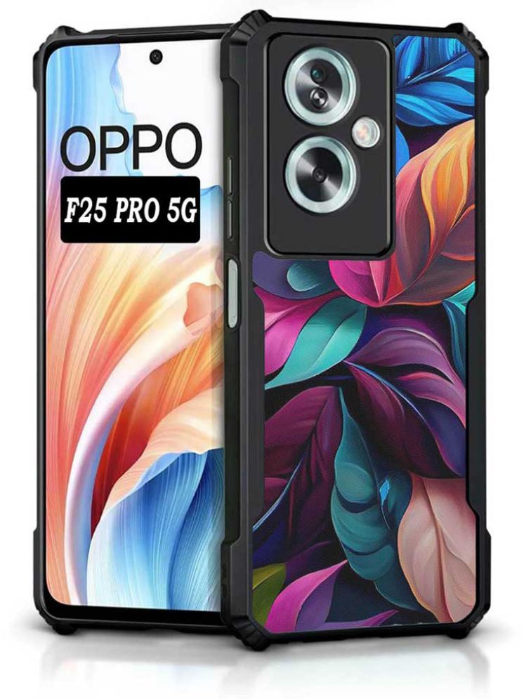     			COBERTA Multicolor Printed Back Cover Polycarbonate Compatible For Oppo F25 Pro 5G ( Pack of 1 )