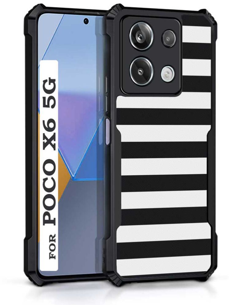     			COBERTA Multicolor Printed Back Cover Polycarbonate Compatible For Poco X6 5G ( Pack of 1 )