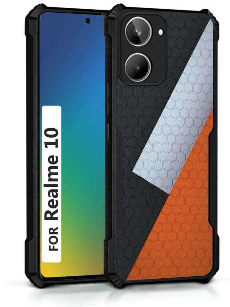     			COBERTA Multicolor Printed Back Cover Polycarbonate Compatible For Realme 10 ( Pack of 1 )