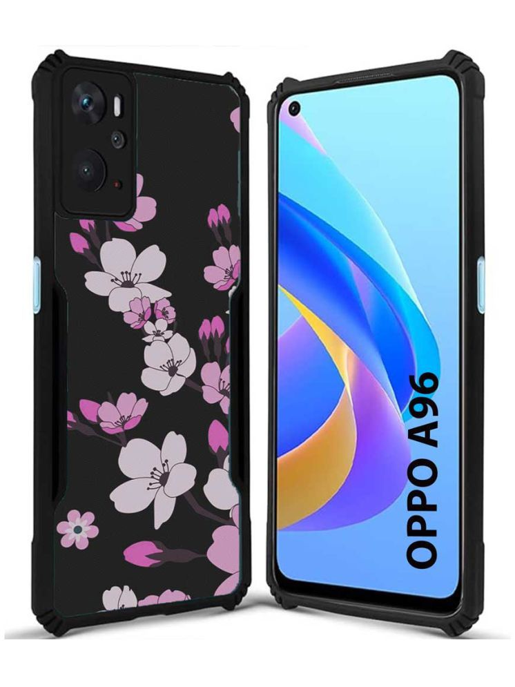     			COBERTA Multicolor Printed Back Cover Polycarbonate Compatible For Oppo A96 ( Pack of 1 )