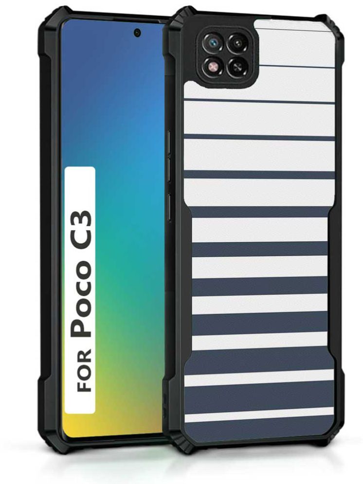     			COBERTA Multicolor Printed Back Cover Polycarbonate Compatible For POCO C3 ( Pack of 1 )