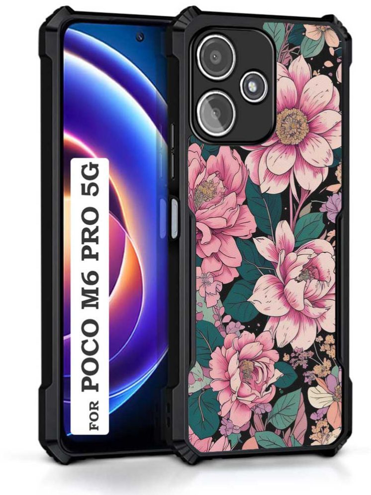     			COBERTA Multicolor Printed Back Cover Polycarbonate Compatible For Poco M6 Pro ( Pack of 1 )