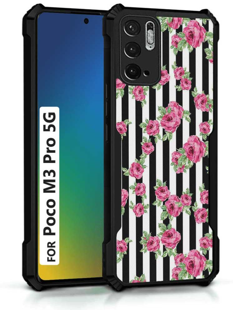     			COBERTA Multicolor Printed Back Cover Polycarbonate Compatible For Poco M3 pro 5G ( Pack of 1 )