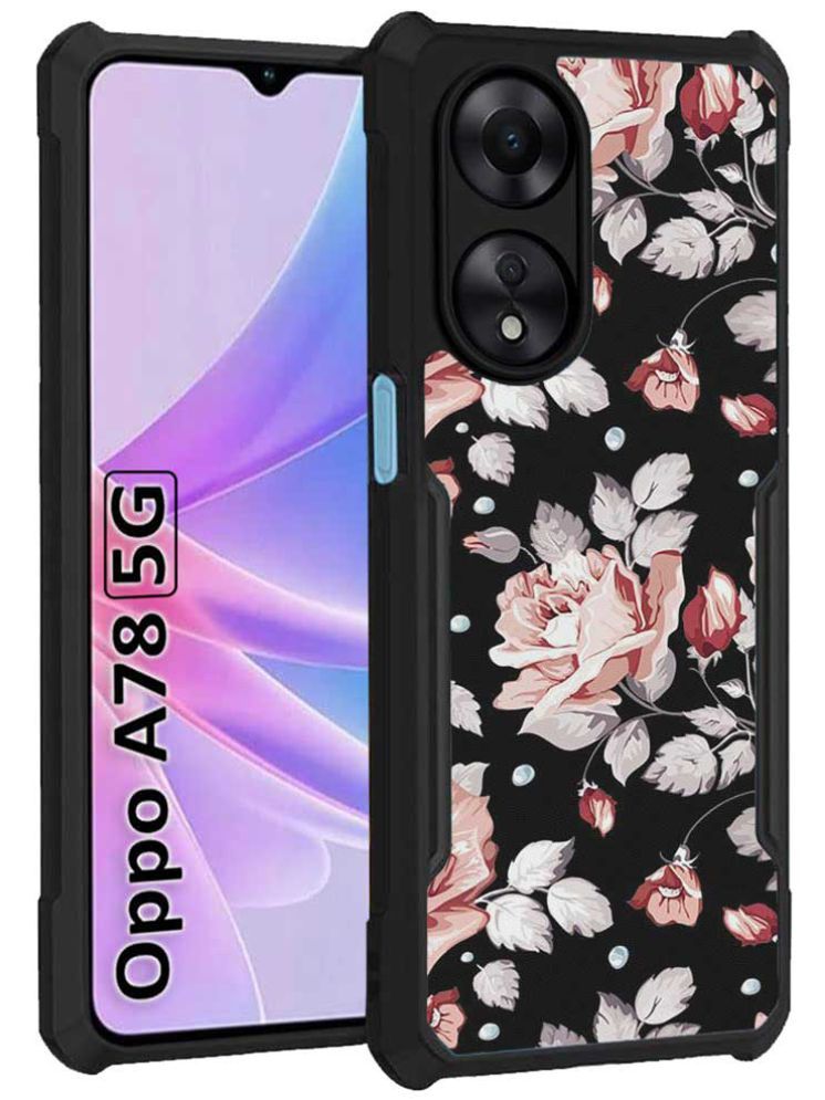     			COBERTA Multicolor Printed Back Cover Polycarbonate Compatible For OPPO A78 5G ( Pack of 1 )