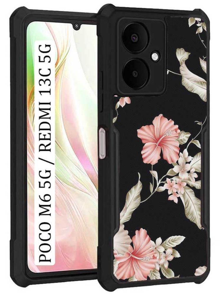     			COBERTA Multicolor Printed Back Cover Polycarbonate Compatible For Poco M6 5G ( Pack of 1 )