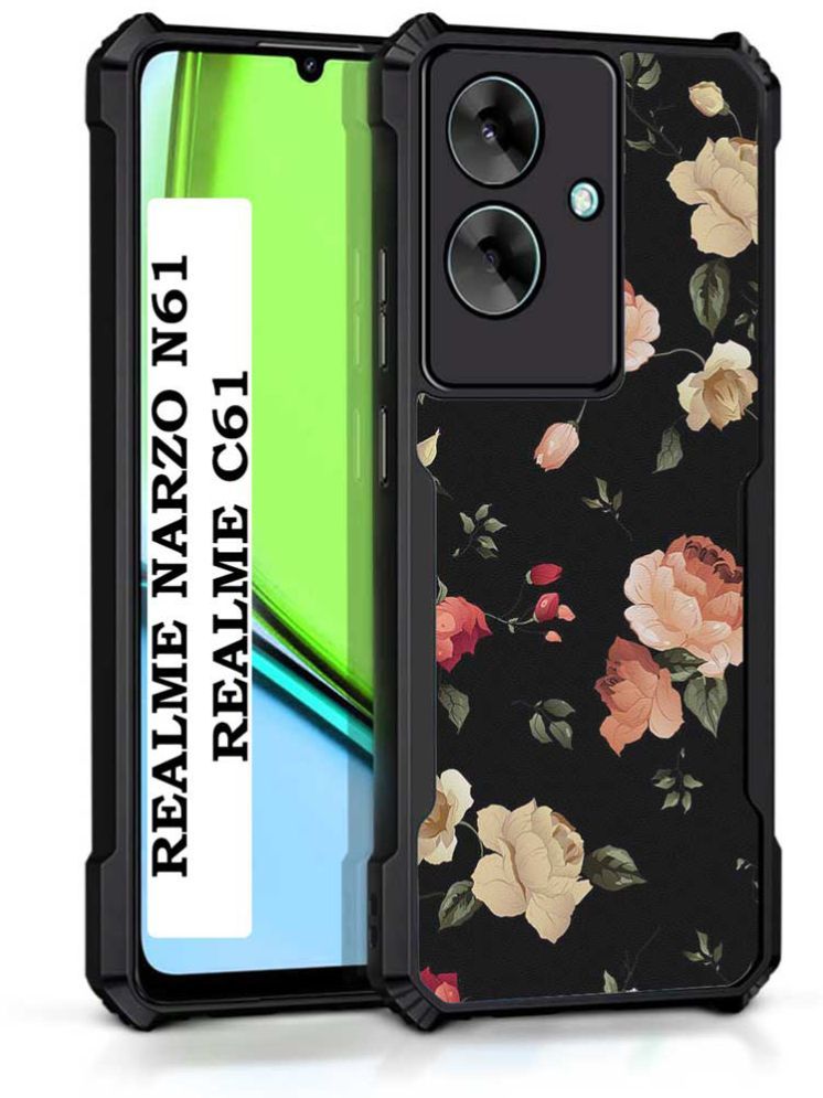     			COBERTA Multicolor Printed Back Cover Polycarbonate Compatible For Realme Narzo N61 ( Pack of 1 )