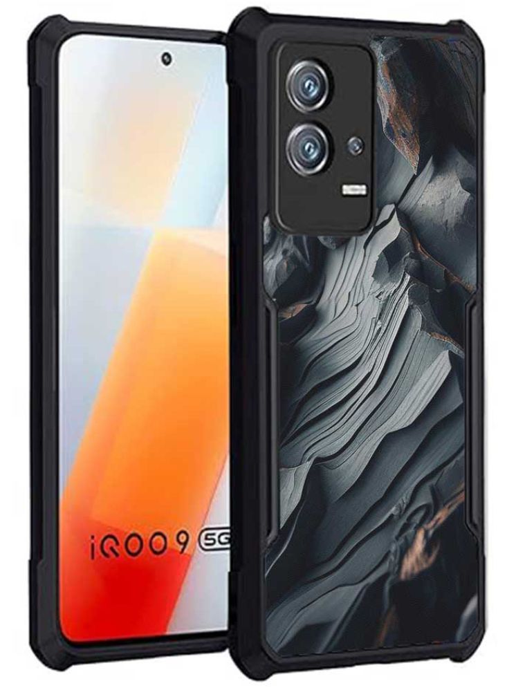     			COBERTA Multicolor Printed Back Cover Polycarbonate Compatible For Iqoo 9 5G ( Pack of 1 )