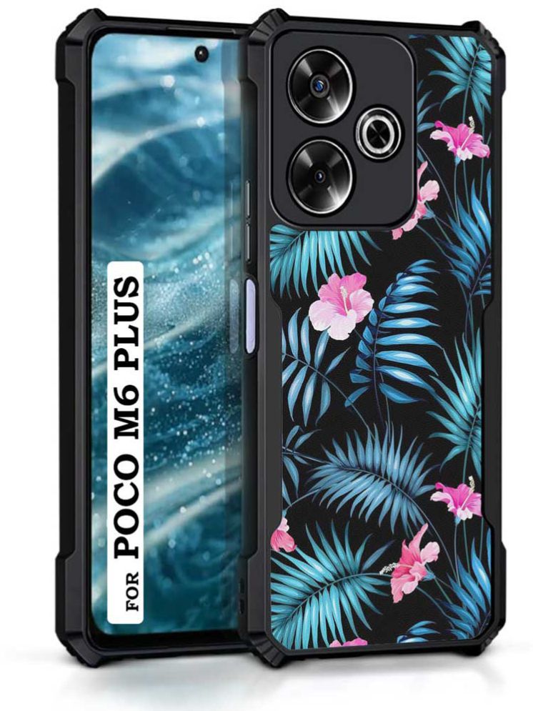     			COBERTA Multicolor Printed Back Cover Polycarbonate Compatible For Poco M6 Plus 5G ( Pack of 1 )