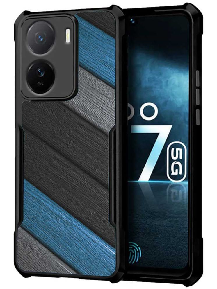     			COBERTA Multicolor Printed Back Cover Polycarbonate Compatible For iQoo Z7s 5G ( Pack of 1 )