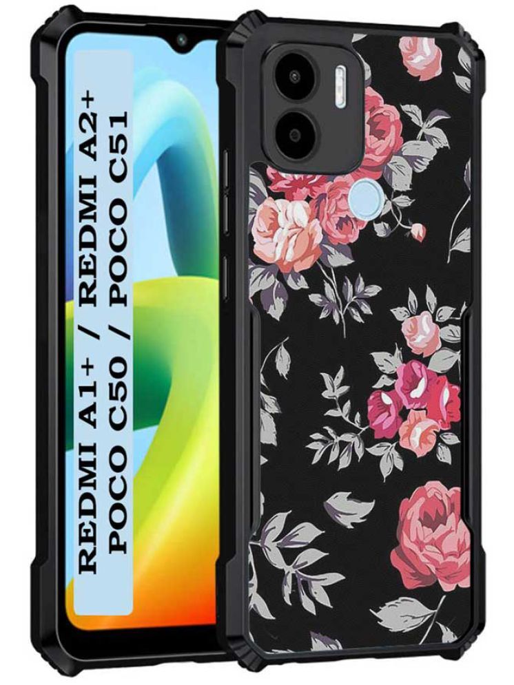     			COBERTA Multicolor Printed Back Cover Polycarbonate Compatible For Poco C51 ( Pack of 1 )