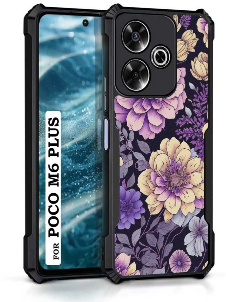     			COBERTA Multicolor Printed Back Cover Polycarbonate Compatible For Poco M6 Plus 5G ( Pack of 1 )