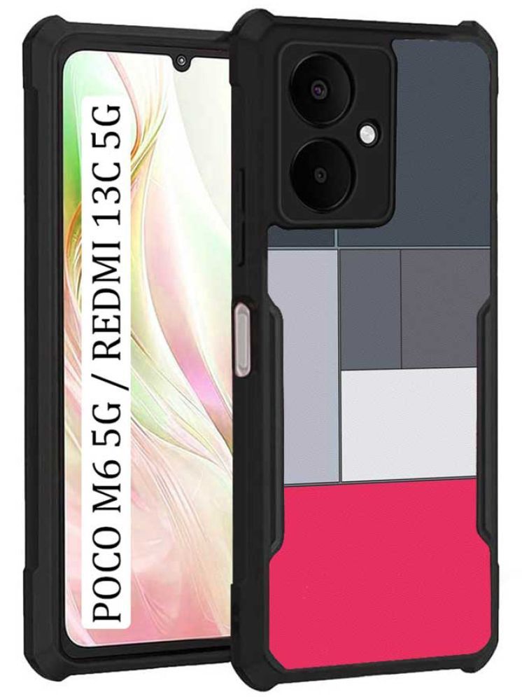     			COBERTA Multicolor Printed Back Cover Polycarbonate Compatible For Poco M6 5G ( Pack of 1 )