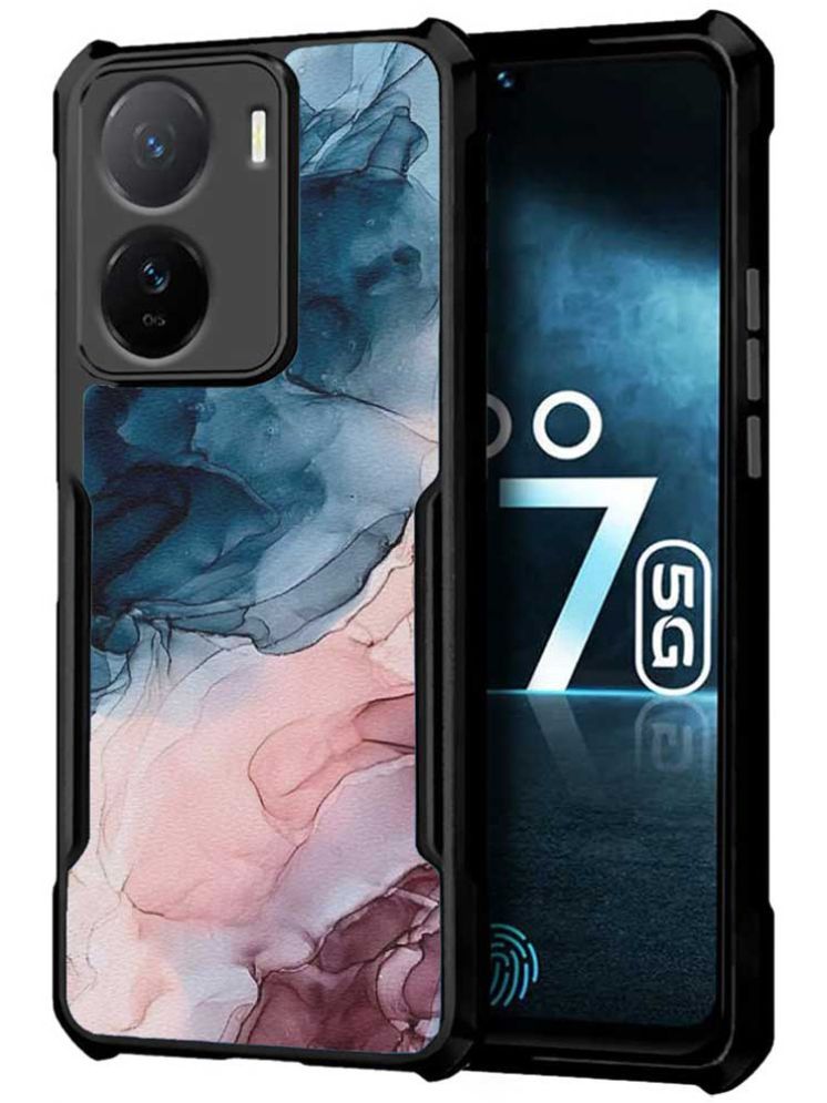     			COBERTA Multicolor Printed Back Cover Polycarbonate Compatible For iQoo Z7s 5G ( Pack of 1 )