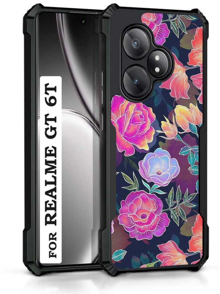     			COBERTA Multicolor Printed Back Cover Polycarbonate Compatible For Realme GT 6T 5G ( Pack of 1 )