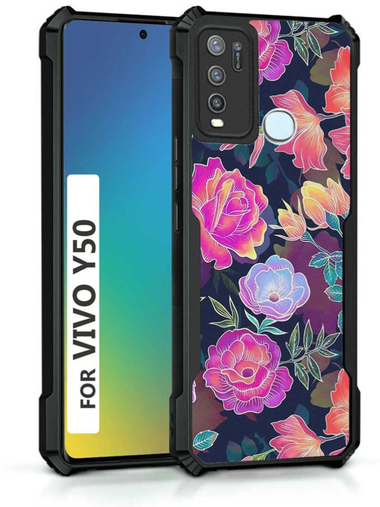     			COBERTA Multicolor Printed Back Cover Polycarbonate Compatible For Vivo Y50 ( Pack of 1 )