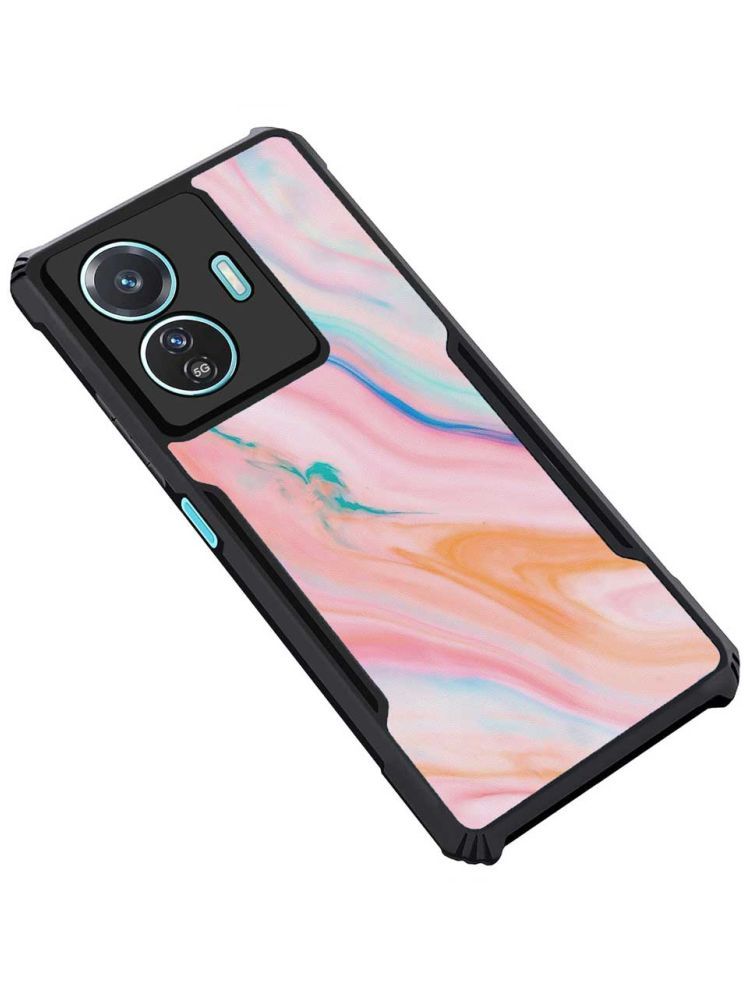     			COBERTA Multicolor Printed Back Cover Polycarbonate Compatible For iQOO Z6 Lite 5G ( Pack of 1 )