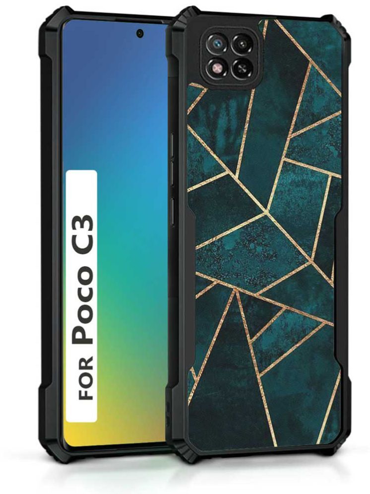     			COBERTA Multicolor Printed Back Cover Polycarbonate Compatible For POCO C3 ( Pack of 1 )