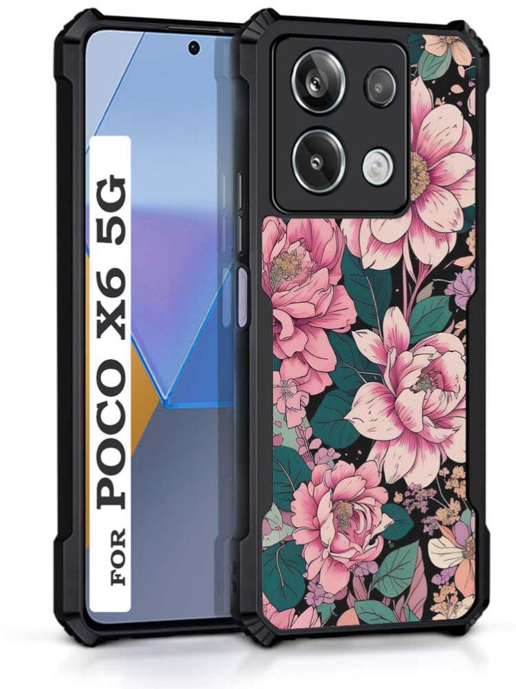     			COBERTA Multicolor Printed Back Cover Polycarbonate Compatible For Poco X6 5G ( Pack of 1 )