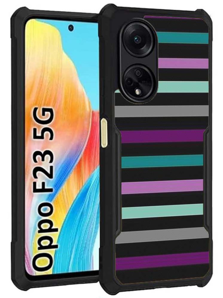     			COBERTA Multicolor Printed Back Cover Polycarbonate Compatible For Oppo F23 5G ( Pack of 1 )