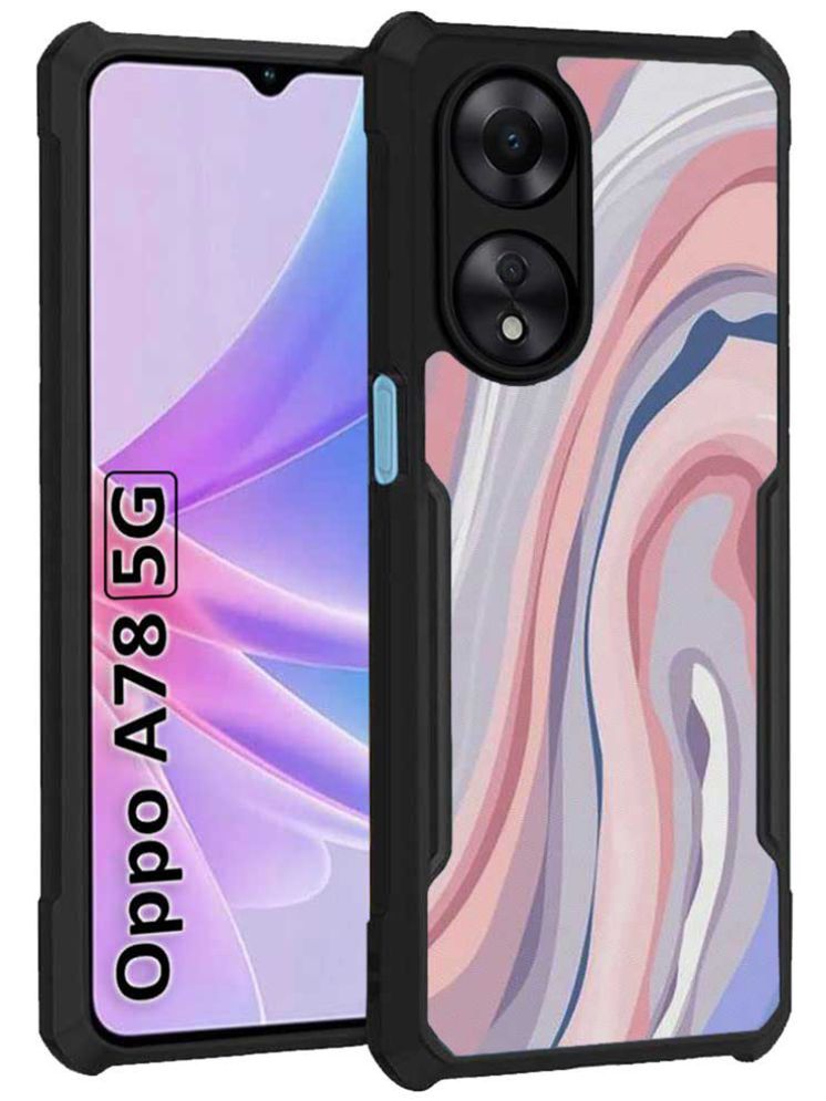     			COBERTA Multicolor Printed Back Cover Polycarbonate Compatible For OPPO A78 5G ( Pack of 1 )