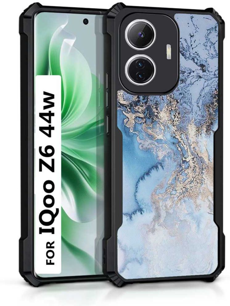     			COBERTA Multicolor Printed Back Cover Polycarbonate Compatible For iQoo Z6 44W ( Pack of 1 )