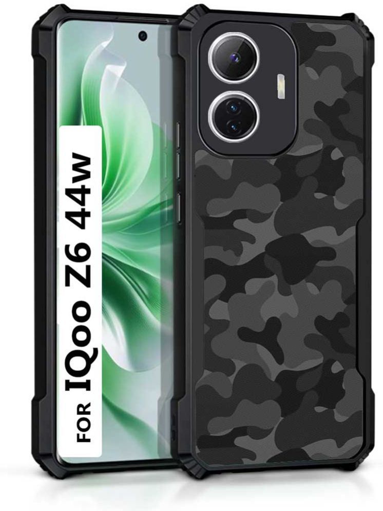     			COBERTA Multicolor Printed Back Cover Polycarbonate Compatible For iQoo Z6 44W ( Pack of 1 )