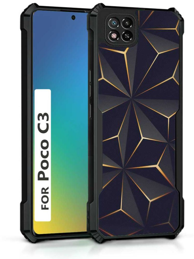     			COBERTA Multicolor Printed Back Cover Polycarbonate Compatible For POCO C3 ( Pack of 1 )